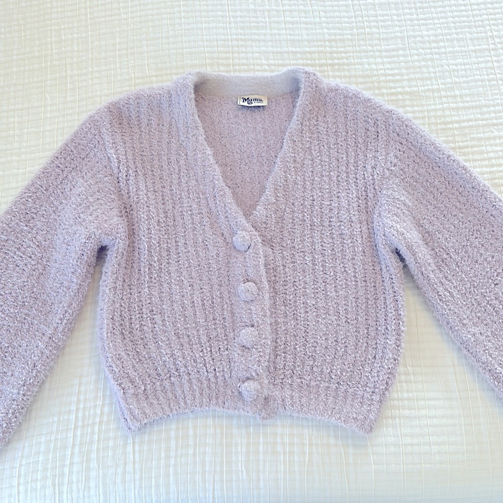Show Me Your Mumu Clemmie Cardigan in Lilac